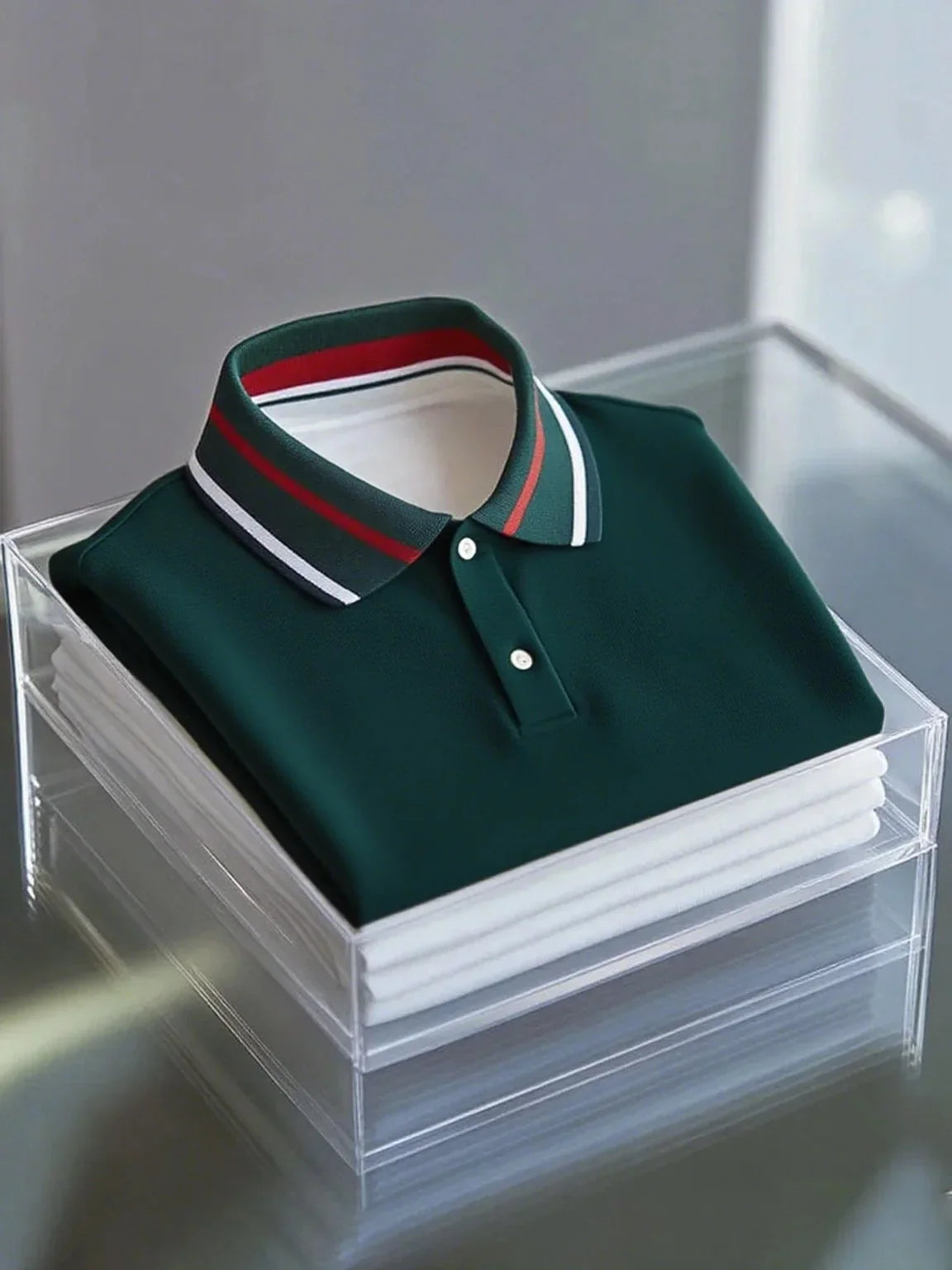 ELVAN Business Button-Down Polo โ Premium Short Sleeve Edition