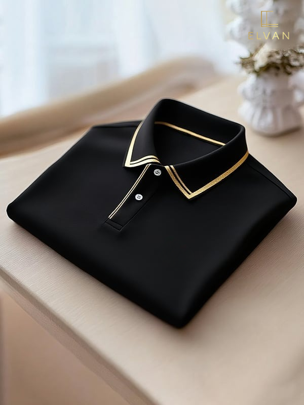 ELVAN Classic Business Logo Polo โ Premium Office Casual Edition