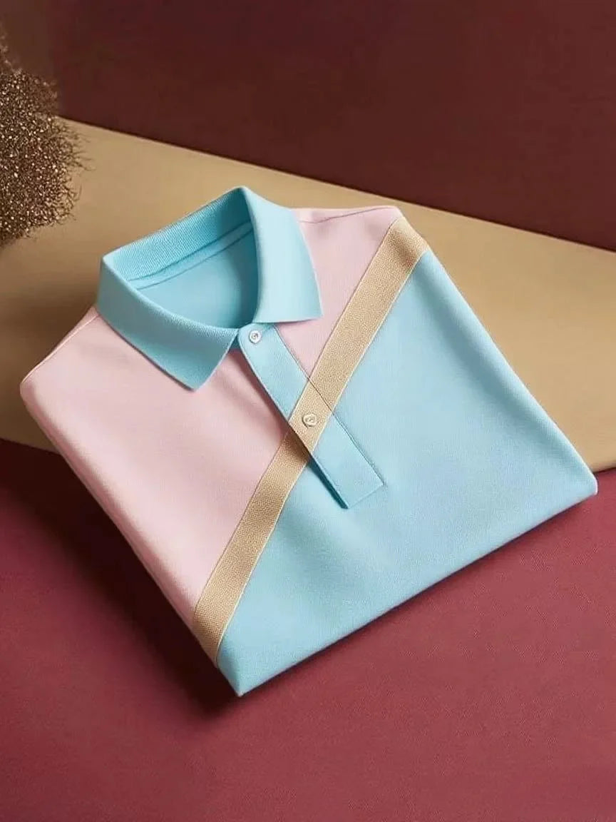 ELVAN Prestige Button Polo Shirt – Smart Casual Loose Fit Look