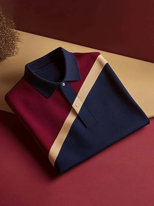 ELVAN Prestige Button Polo Shirt – Smart Casual Loose Fit Look
