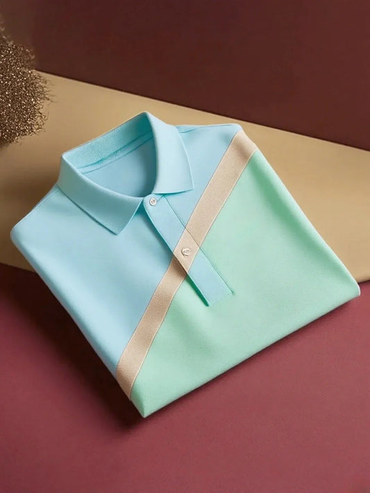 ELVAN Prestige Button Polo Shirt – Smart Casual Loose Fit Look
