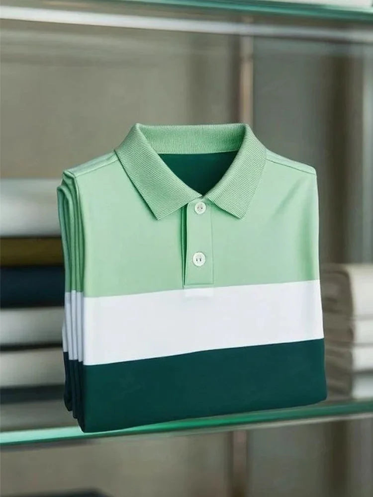 ELVAN Gentleman Business Polo Shirt – Modern Smart Fit Edition