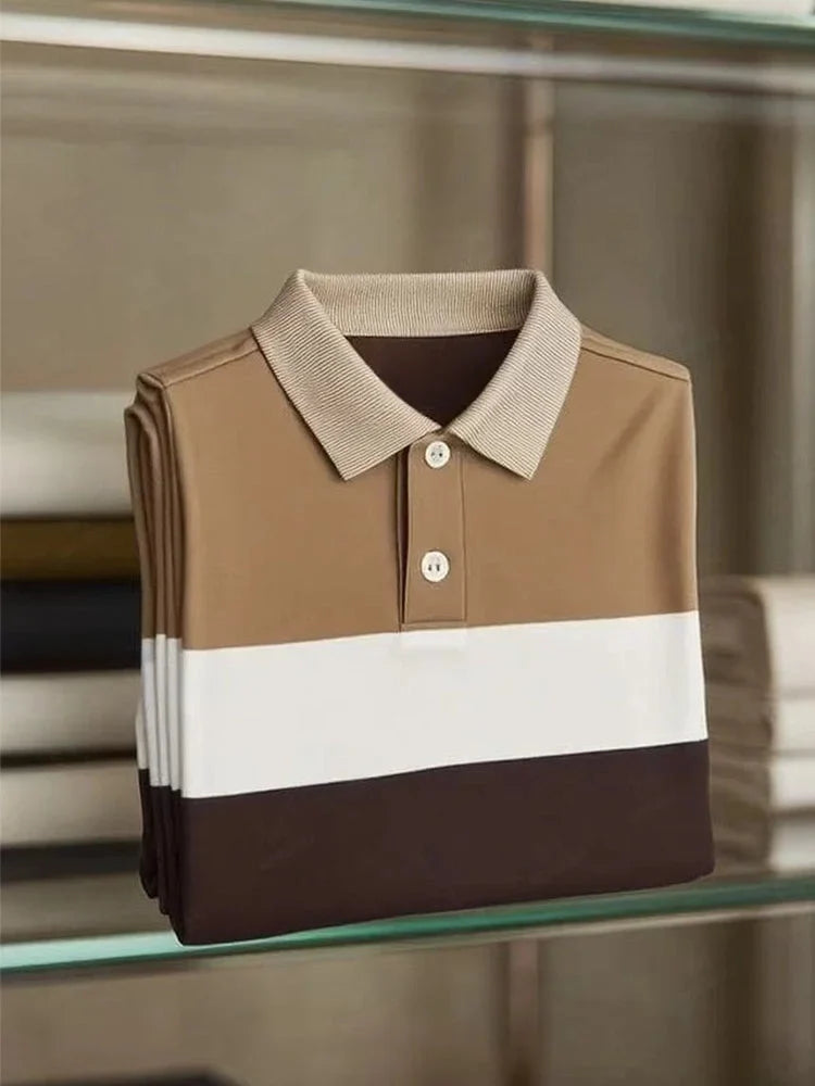 ELVAN Gentleman Business Polo Shirt – Modern Smart Fit Edition