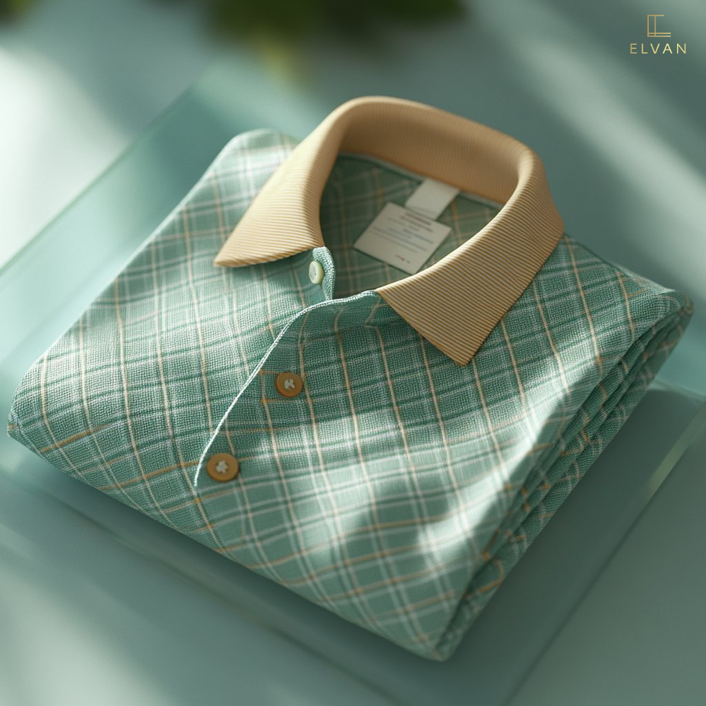 ELVAN Premium Jacquard Business Polo – Sophisticated Casual Edition