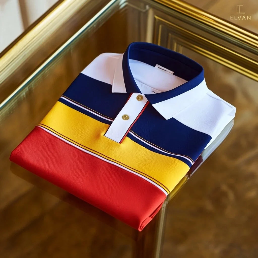 ELVAN Modern Printed Polo – Casual Wear